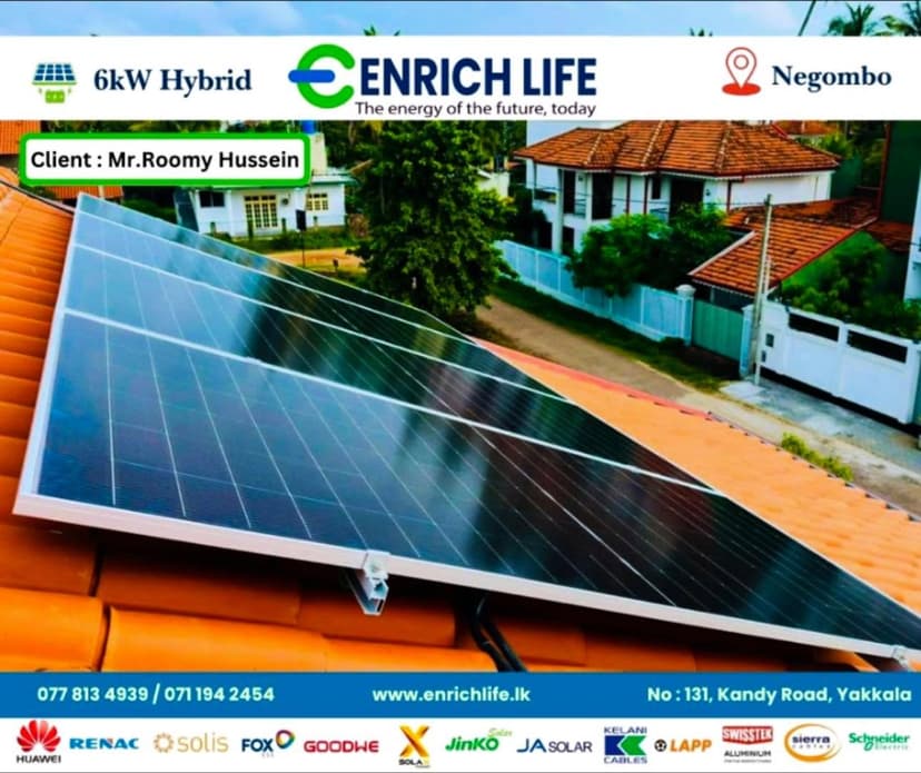 6 kWp Hybrid Solar System