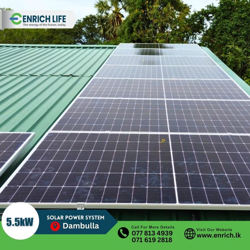 5.5 kWp Residential Solar System