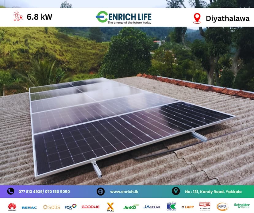 6.8 kWp Residential Solar System